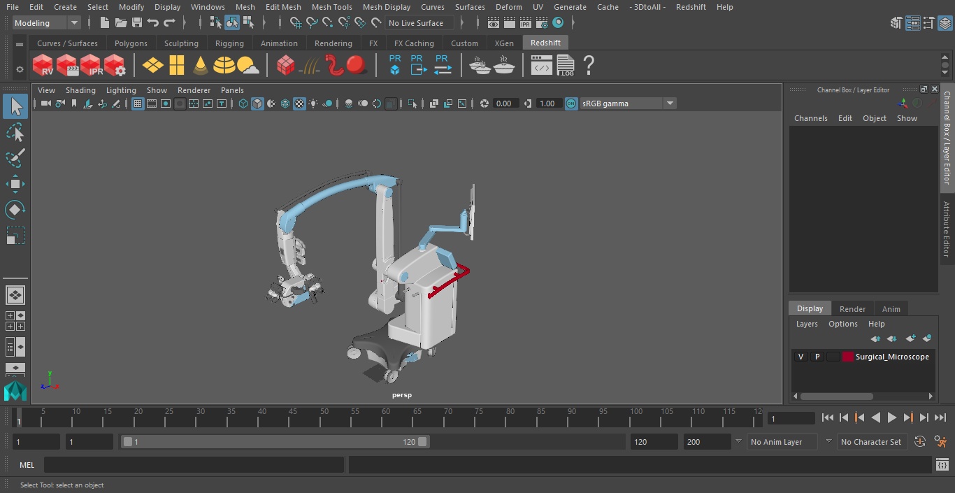 Surgical Microscope 3D model