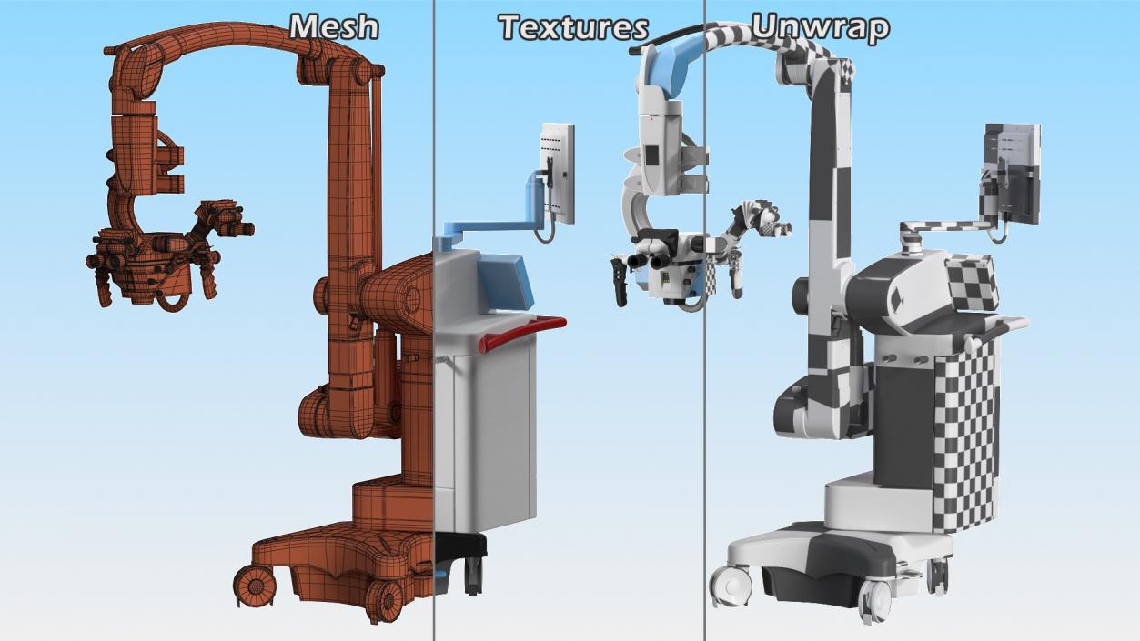 Surgical Microscope 3D model