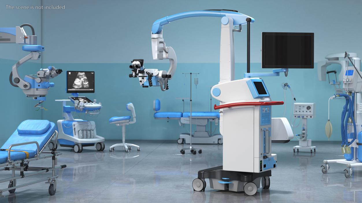 Surgical Microscope 3D model