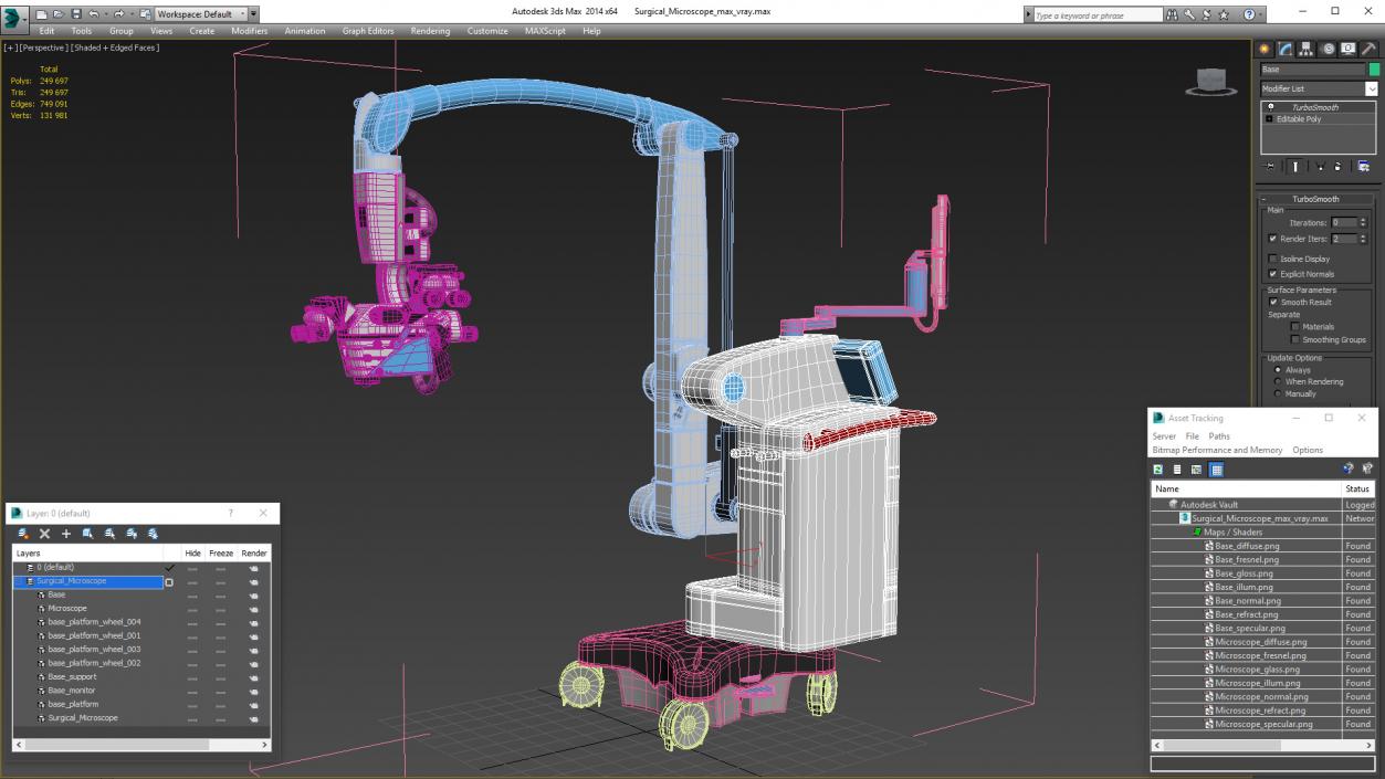 Surgical Microscope 3D model