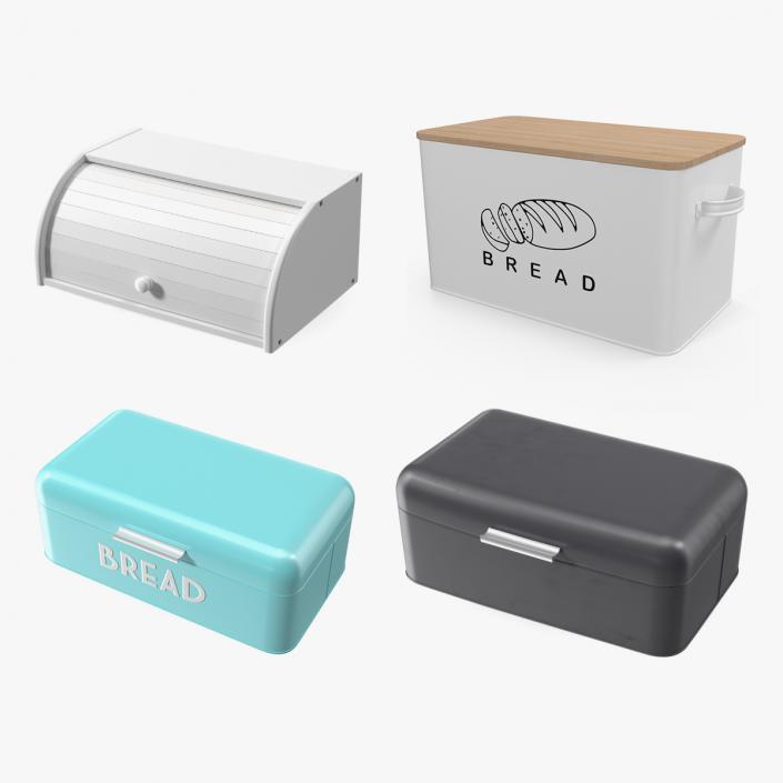 Bread Boxes Collection 2 3D model