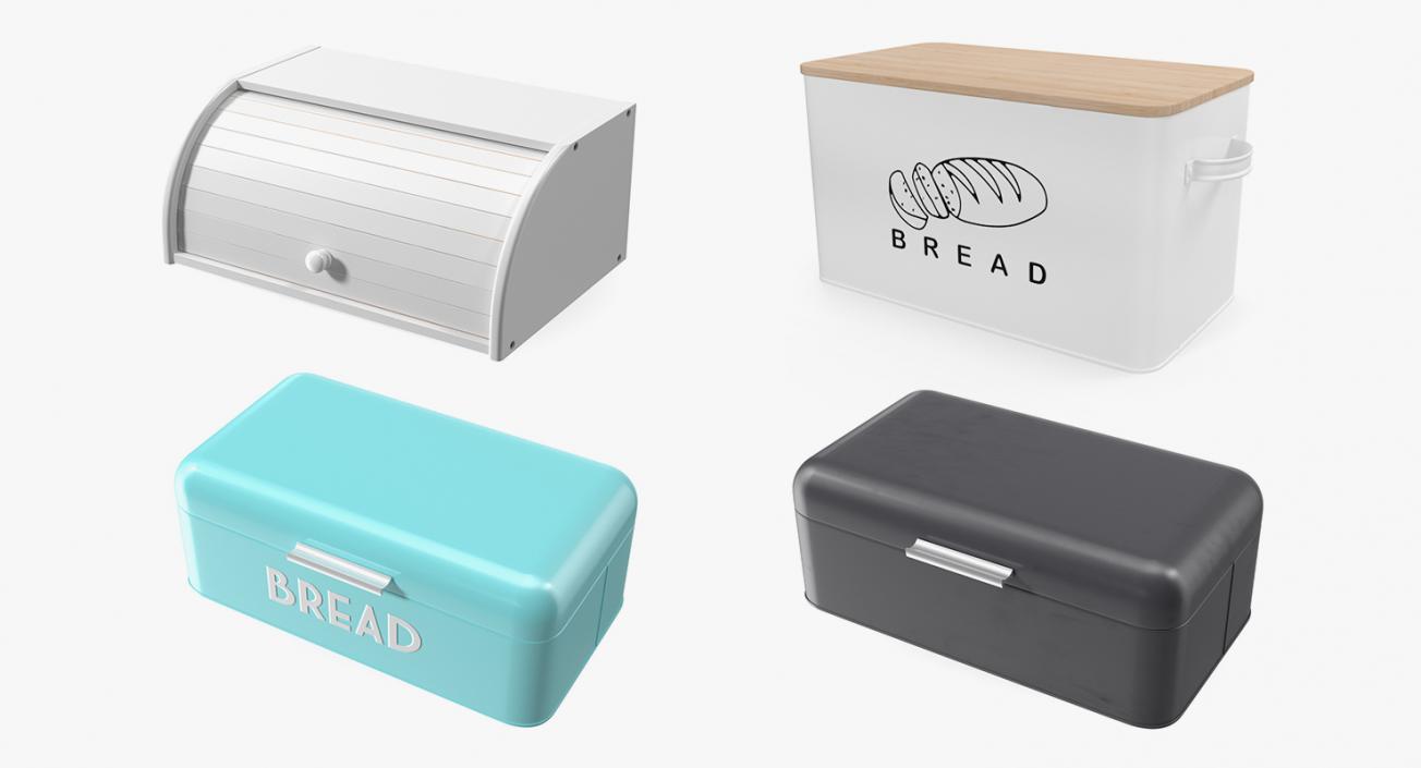 Bread Boxes Collection 2 3D model