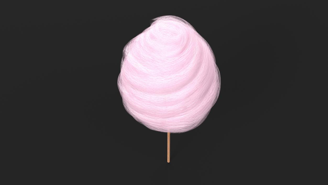 Pink Cotton Candy 3D