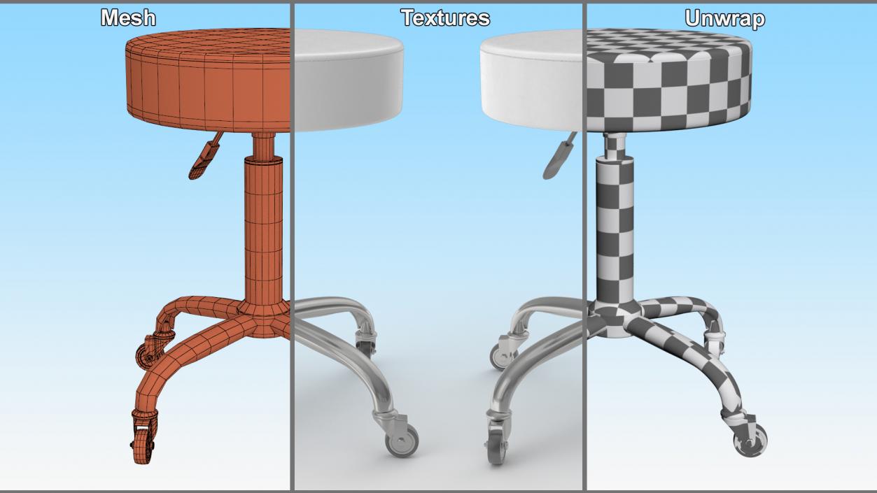 3D Medical Furniture for Doctors Office