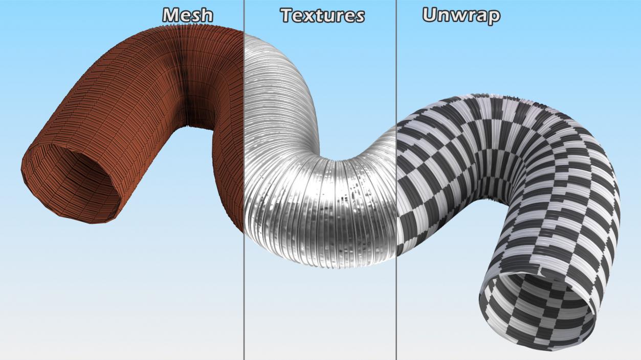 3D Flexible Aluminum Air Duct