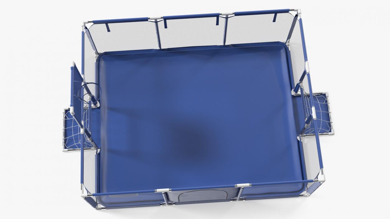 Blue Baby Playpen 3D