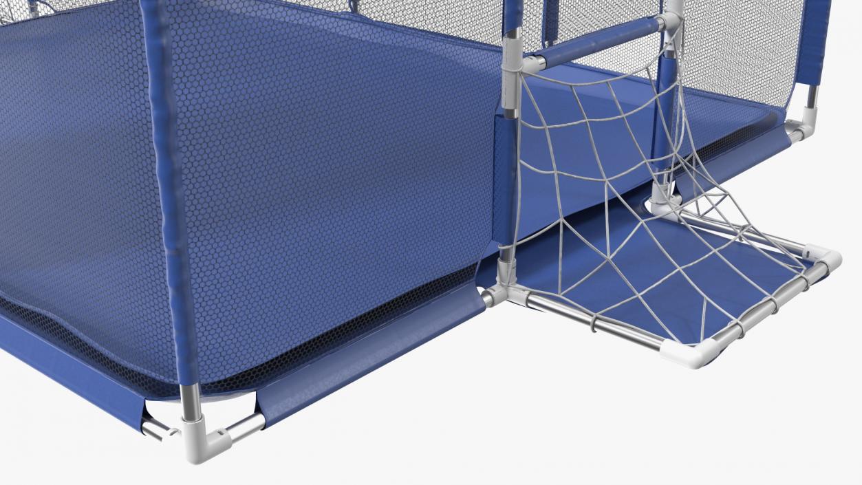 Blue Baby Playpen 3D