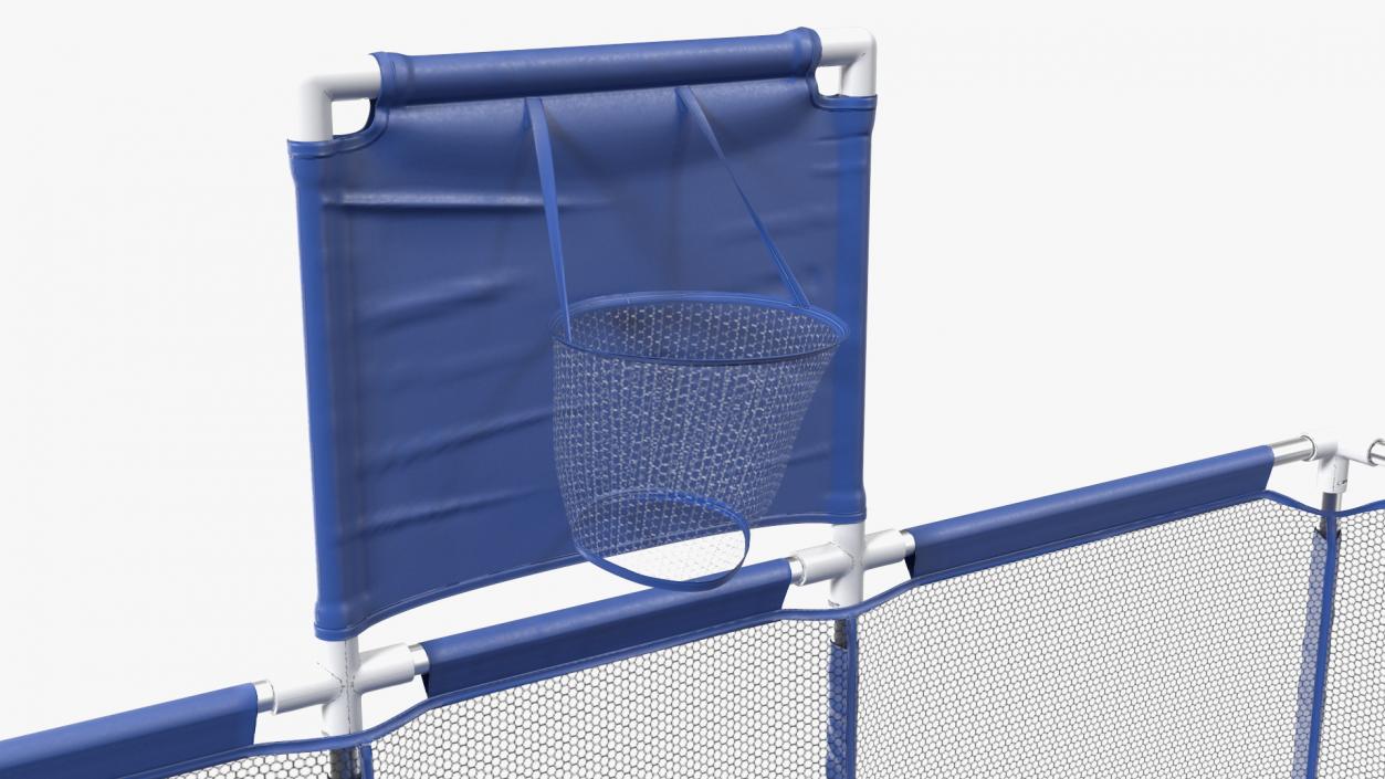 Blue Baby Playpen 3D