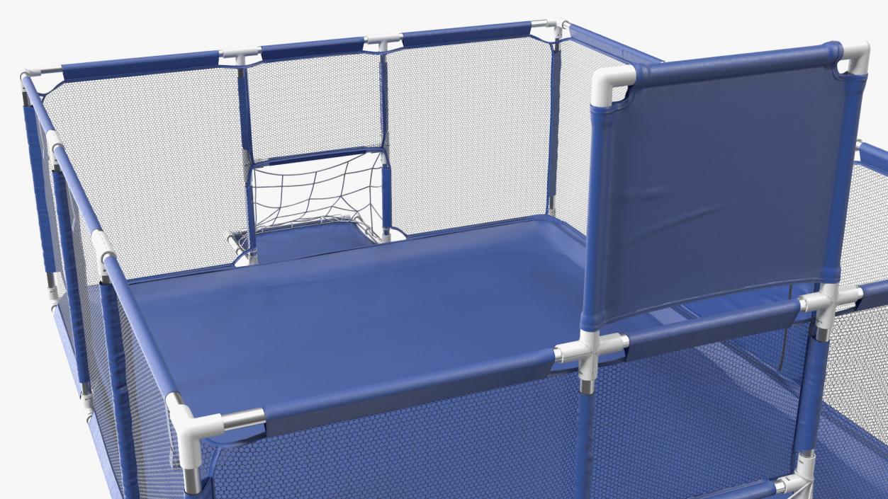 Blue Baby Playpen 3D