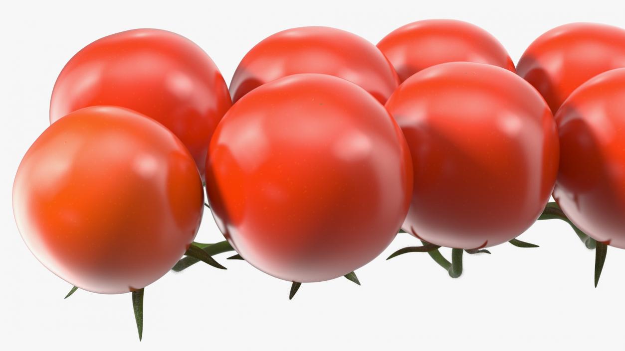 3D Cherry Tomatoes on the Vine Fur