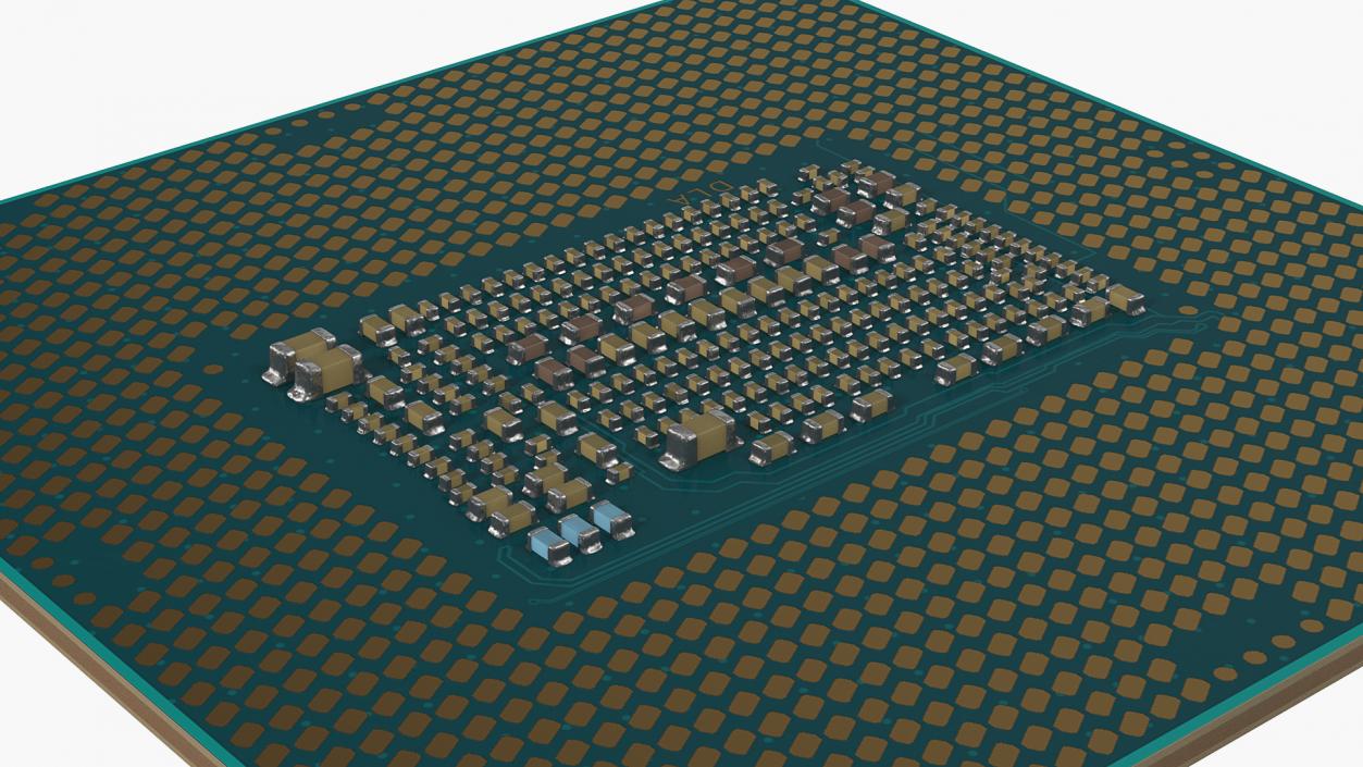 3D Intel and AMD CPU Collection model