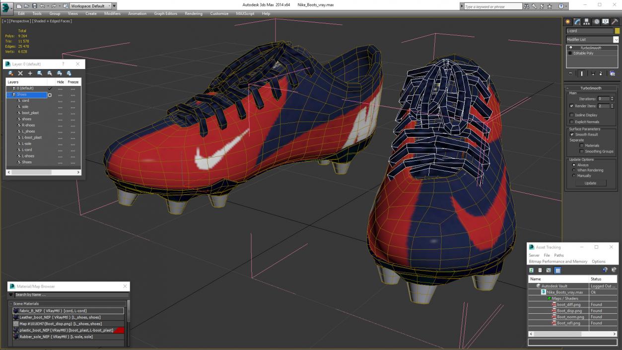 3D model Nike Boots