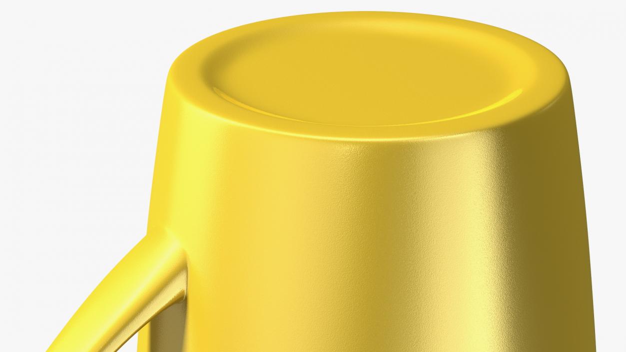 3D Mockup Ceramic Mug Gold model