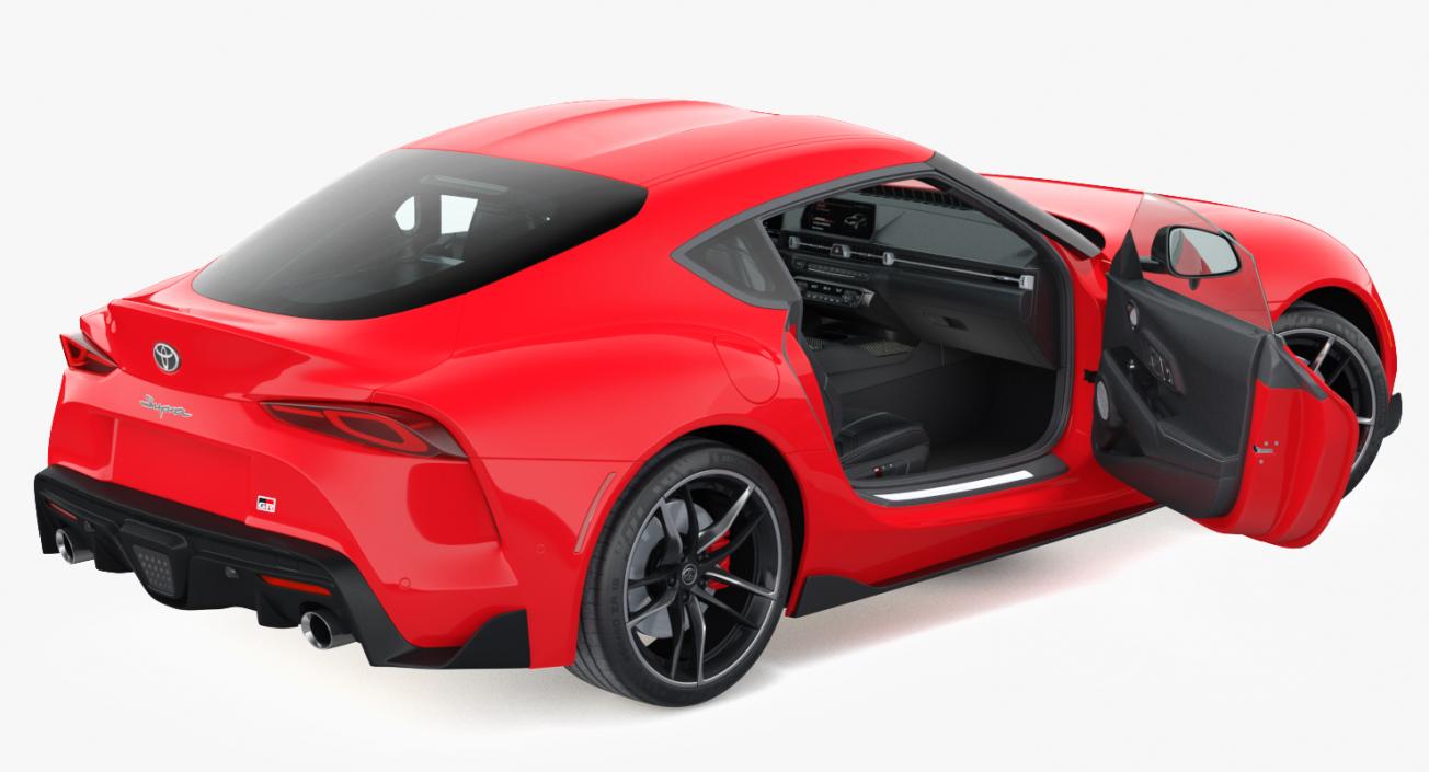 Toyota Supra 2019 Rigged 3D model