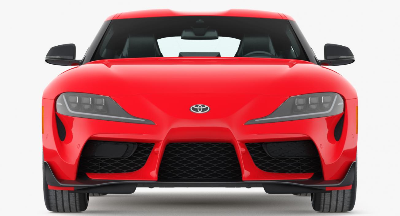 Toyota Supra 2019 Rigged 3D model