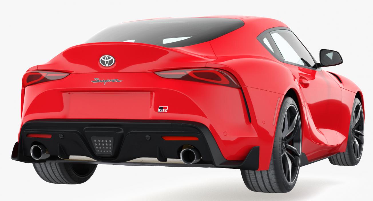 Toyota Supra 2019 Rigged 3D model