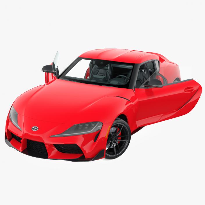 Toyota Supra 2019 Rigged 3D model