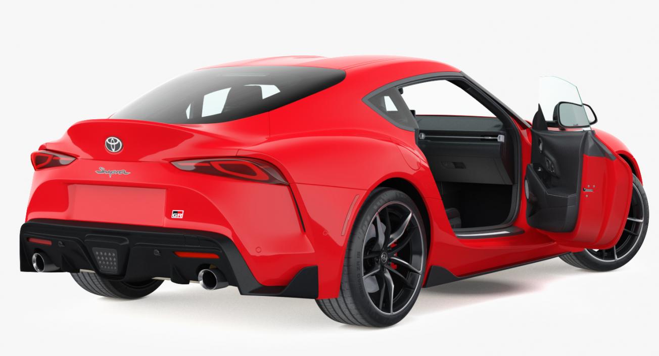 Toyota Supra 2019 Rigged 3D model