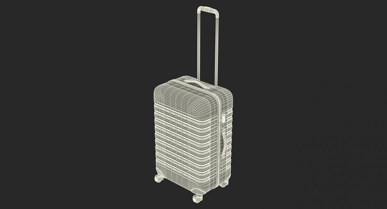 3D model Hotel Luggage Cart and Luggage Bag Collection