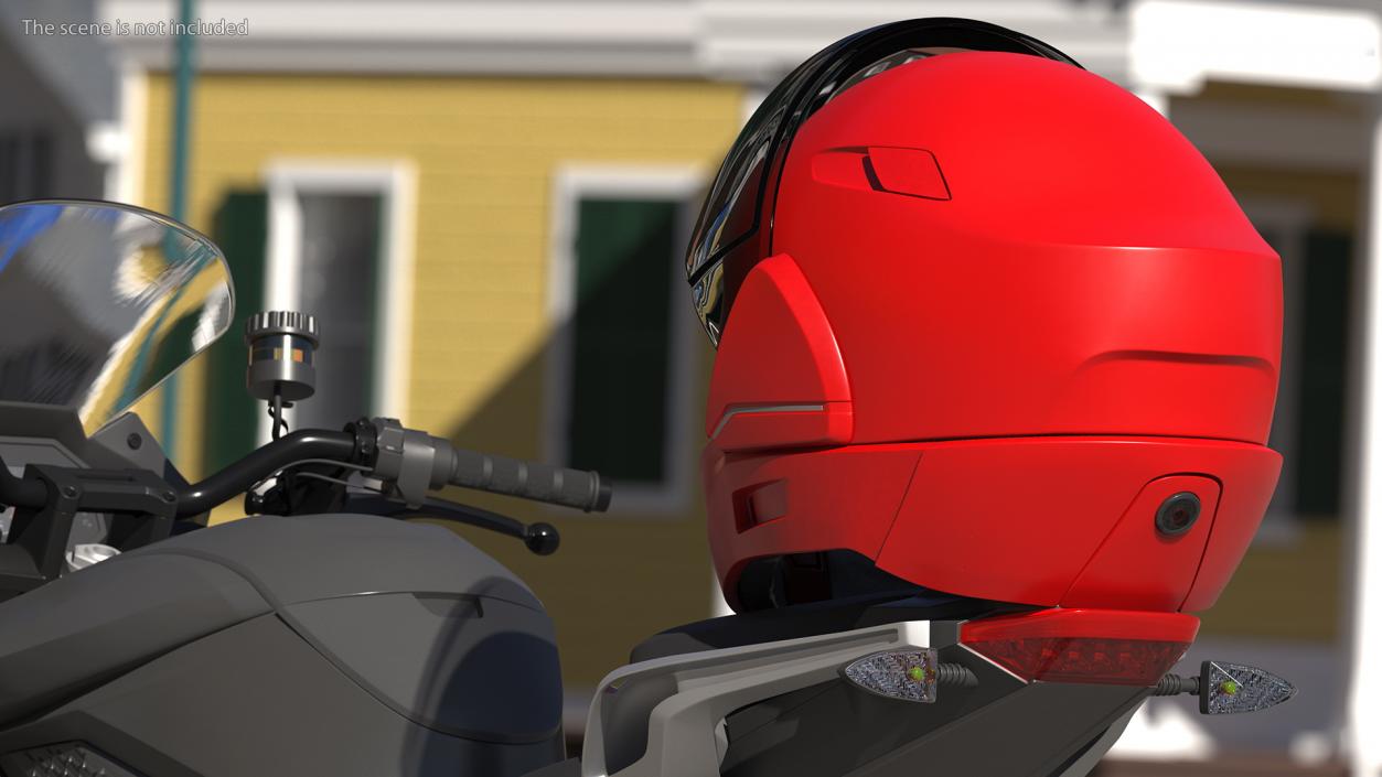 3D Smart Motorcycle Helmet model