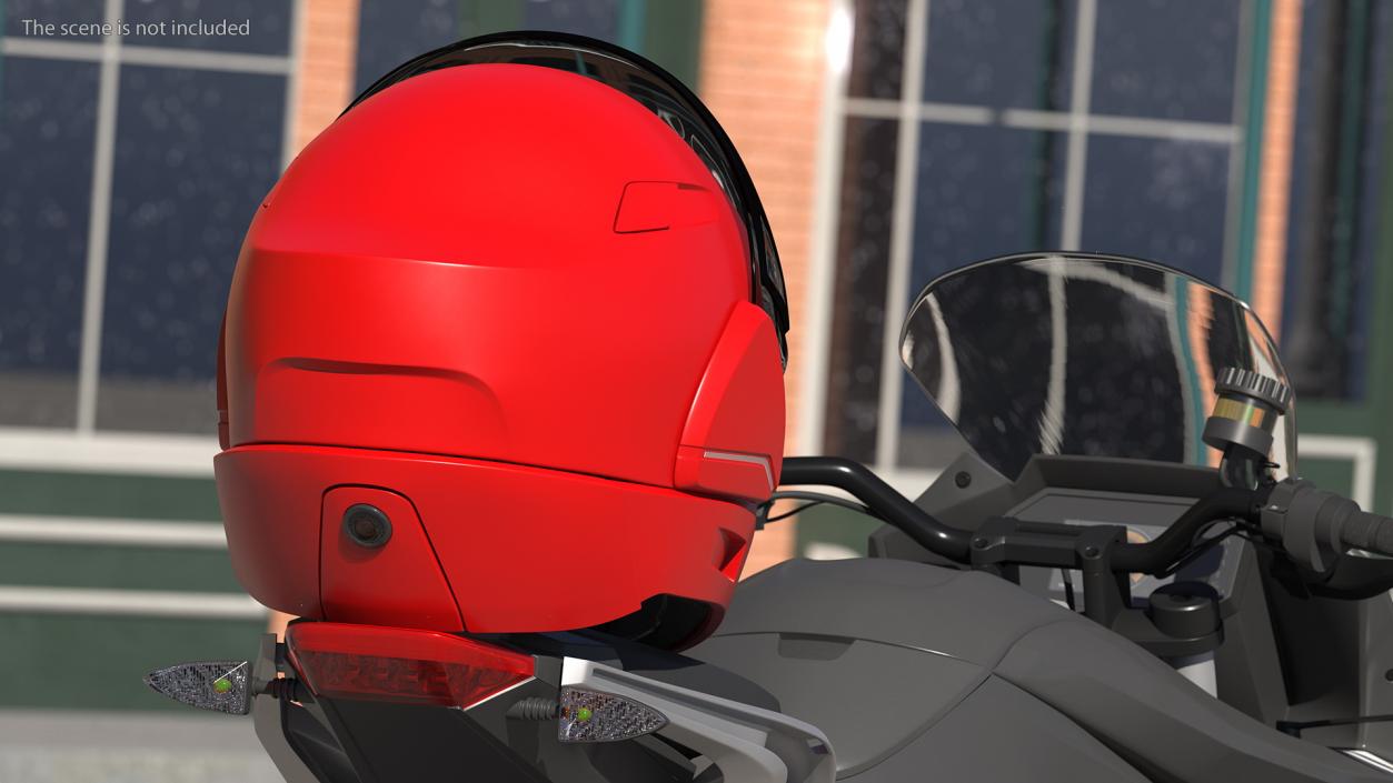 3D Smart Motorcycle Helmet model