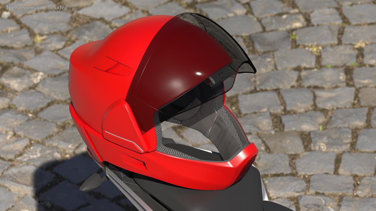 3D Smart Motorcycle Helmet model