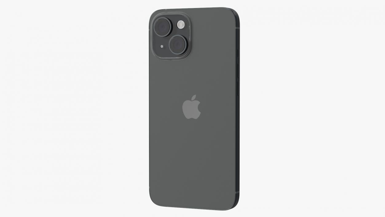 3D Apple IPhone 15 Plus Black