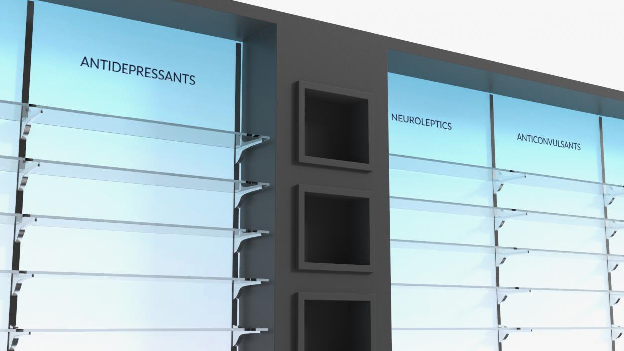 Pharmacy Display Stand 3D