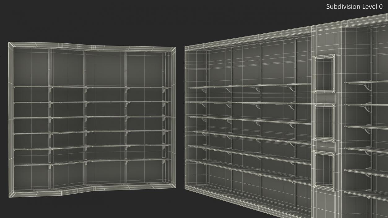 Pharmacy Display Stand 3D