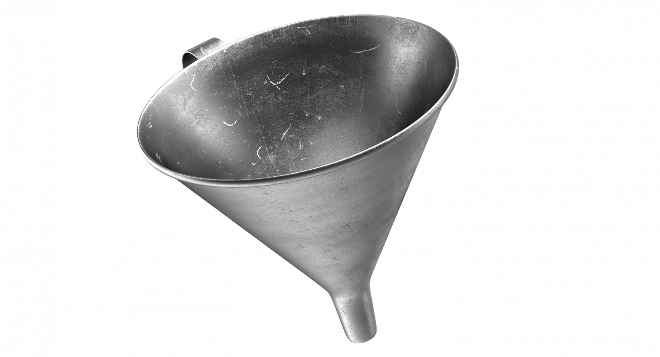 3D Old Metal Funnel