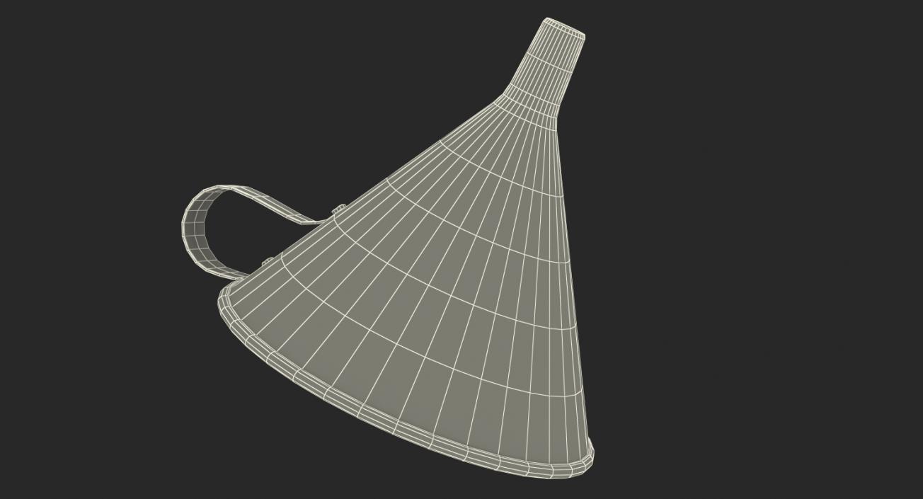 3D Old Metal Funnel