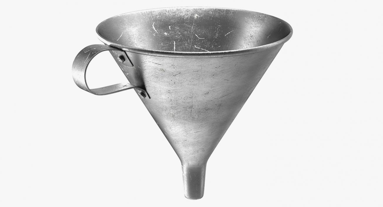 3D Old Metal Funnel