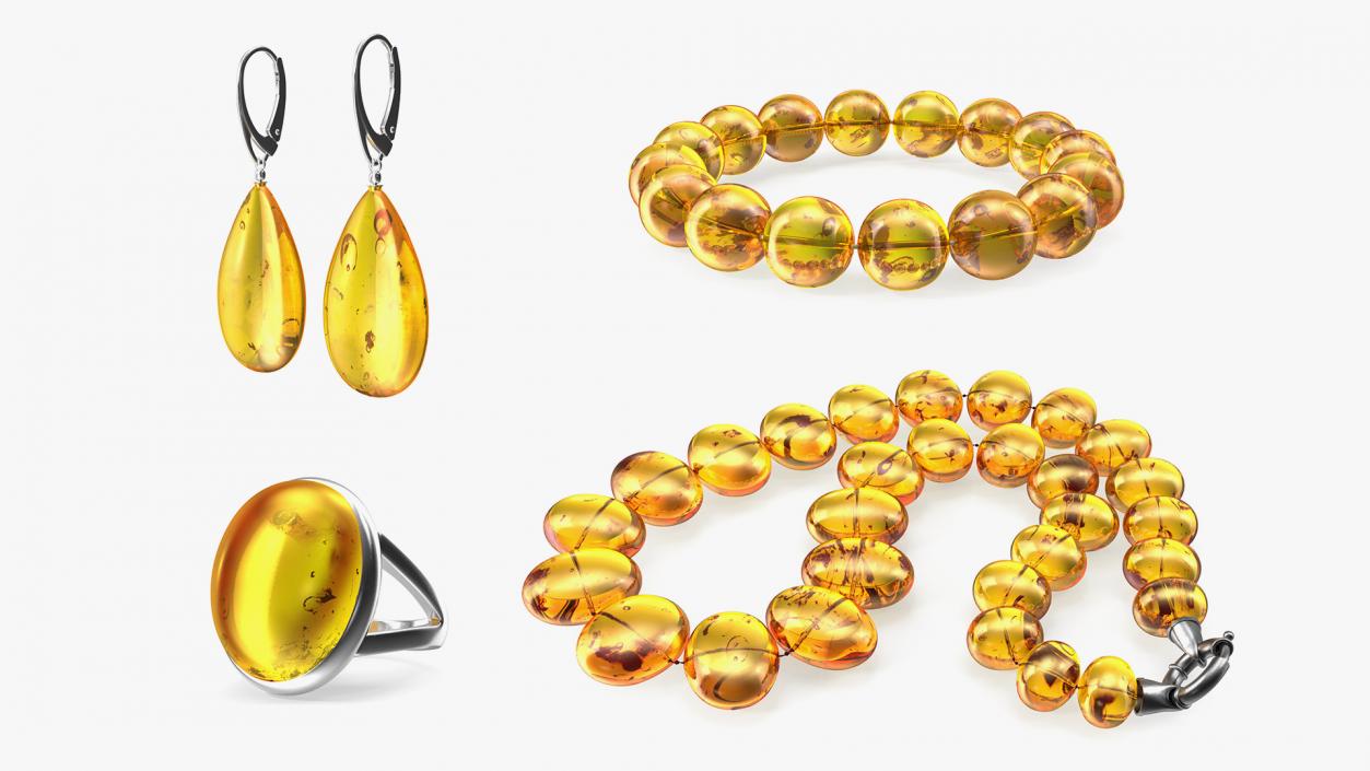 3D Amber Jewelry Collection 2