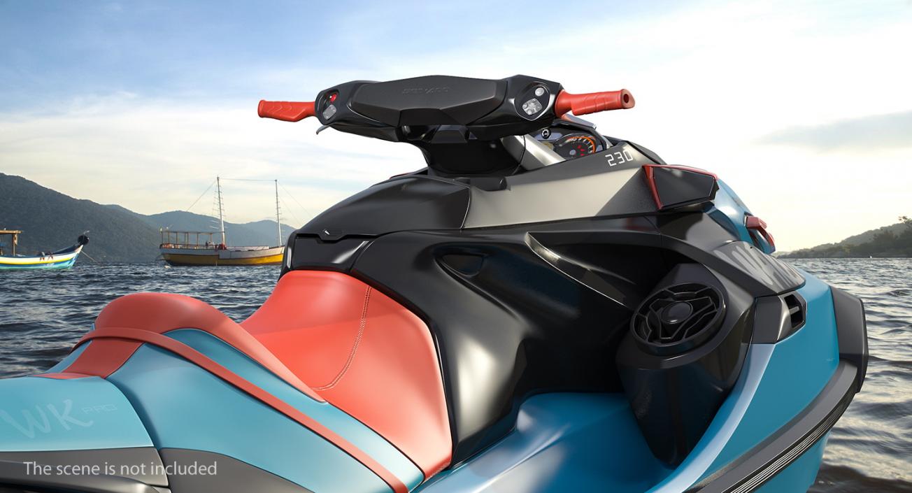 3D Sea Doo WAKE PRO 230 Jet Ski model