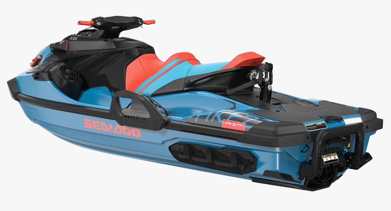 3D Sea Doo WAKE PRO 230 Jet Ski model