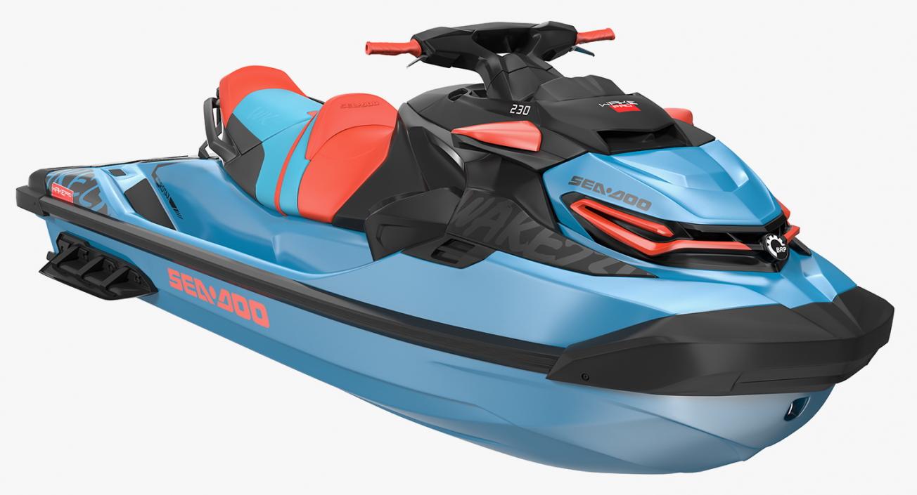 3D Sea Doo WAKE PRO 230 Jet Ski model