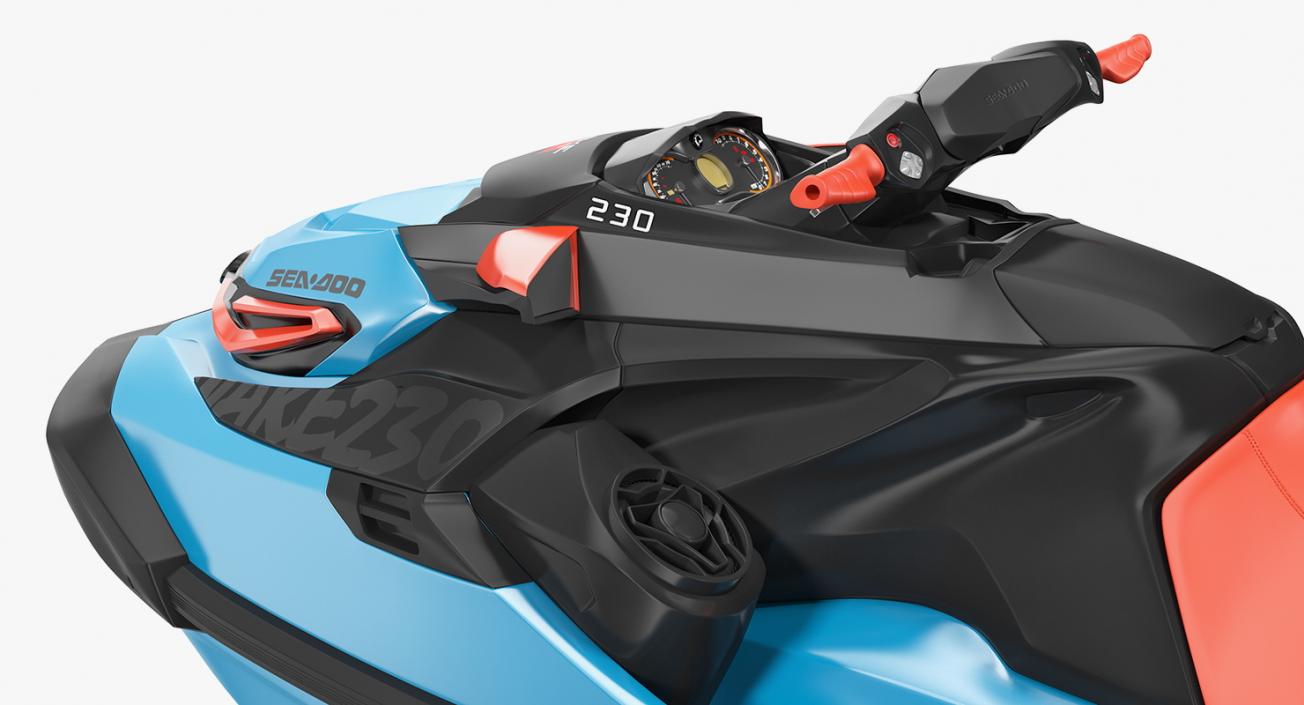 3D Sea Doo WAKE PRO 230 Jet Ski model