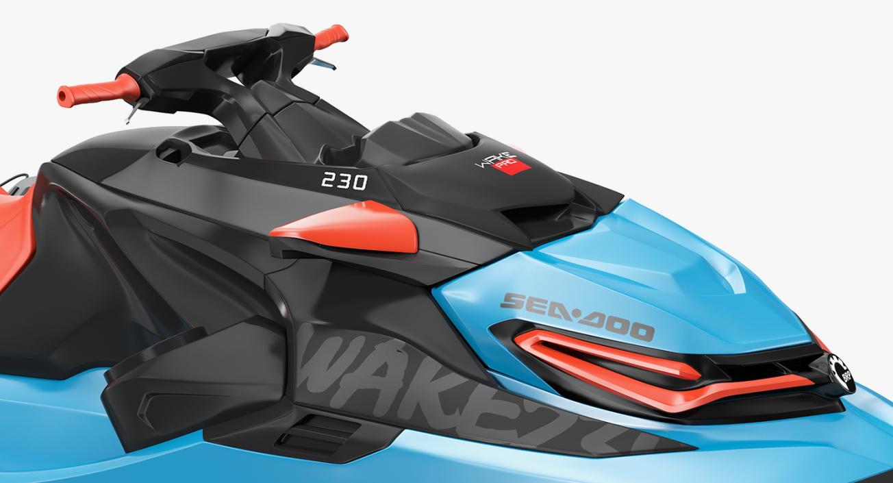 3D Sea Doo WAKE PRO 230 Jet Ski model