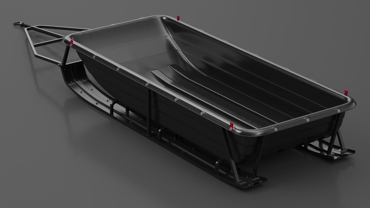 3D Ski Cargo Sleds Collection