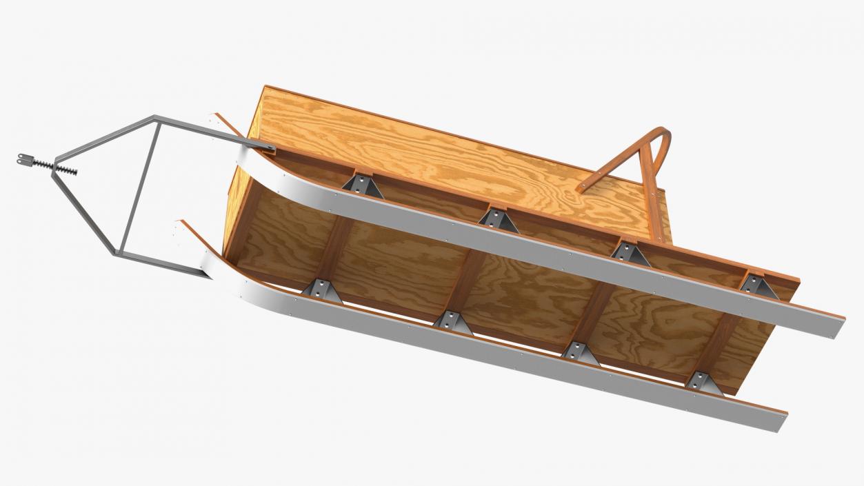 3D Ski Cargo Sleds Collection