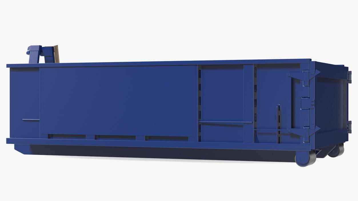 3D model Roll Off Dumpster Container 15 Yard