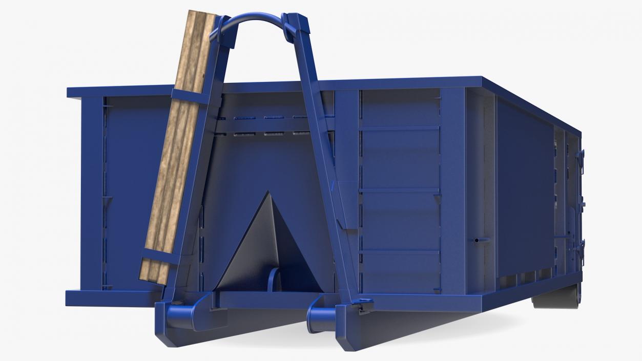 3D model Roll Off Dumpster Container 15 Yard