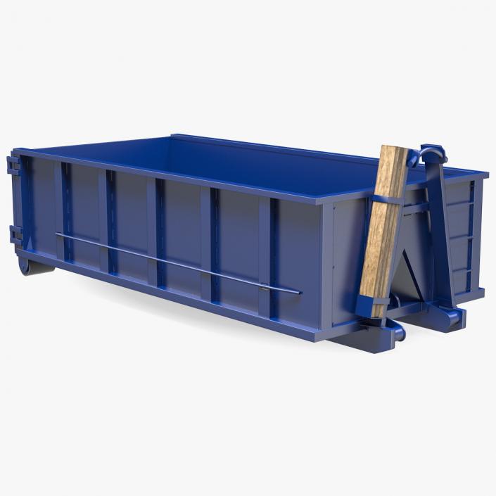 3D model Roll Off Dumpster Container 15 Yard