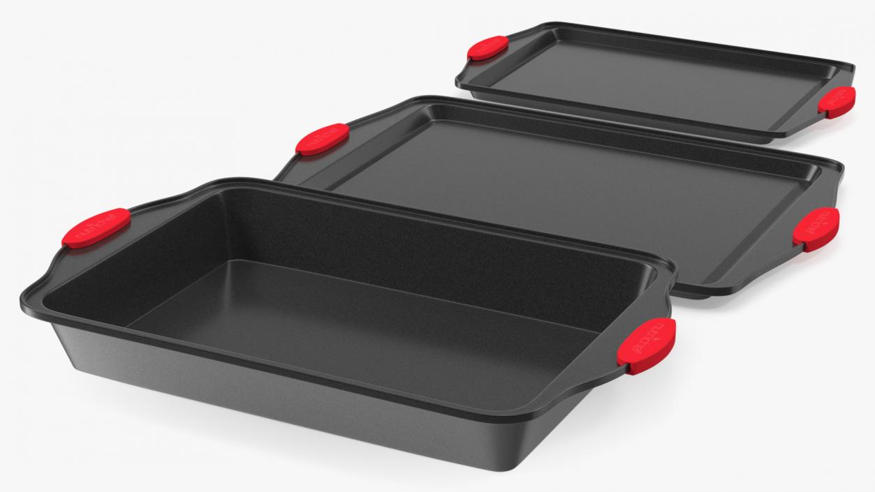 3D Baking Trays Set