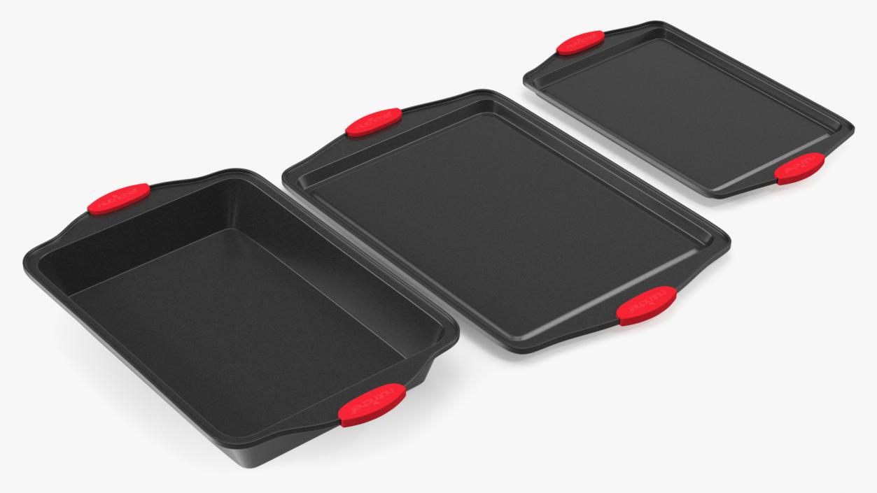 3D Baking Trays Set