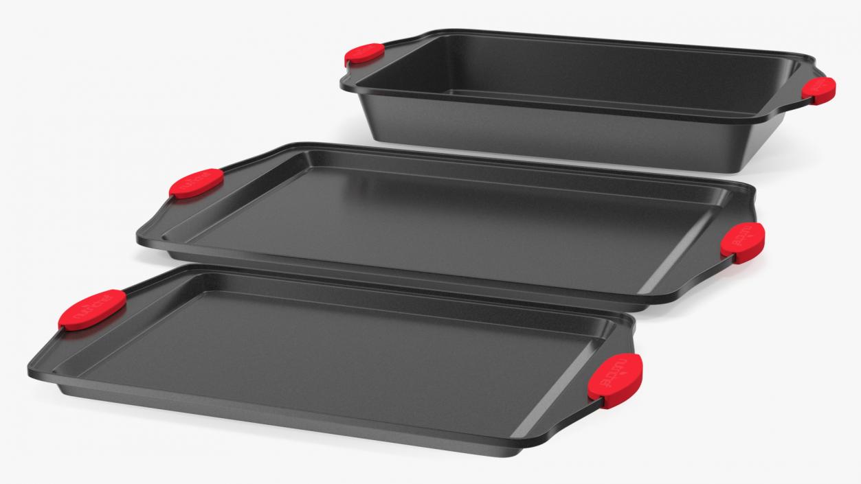 3D Baking Trays Set