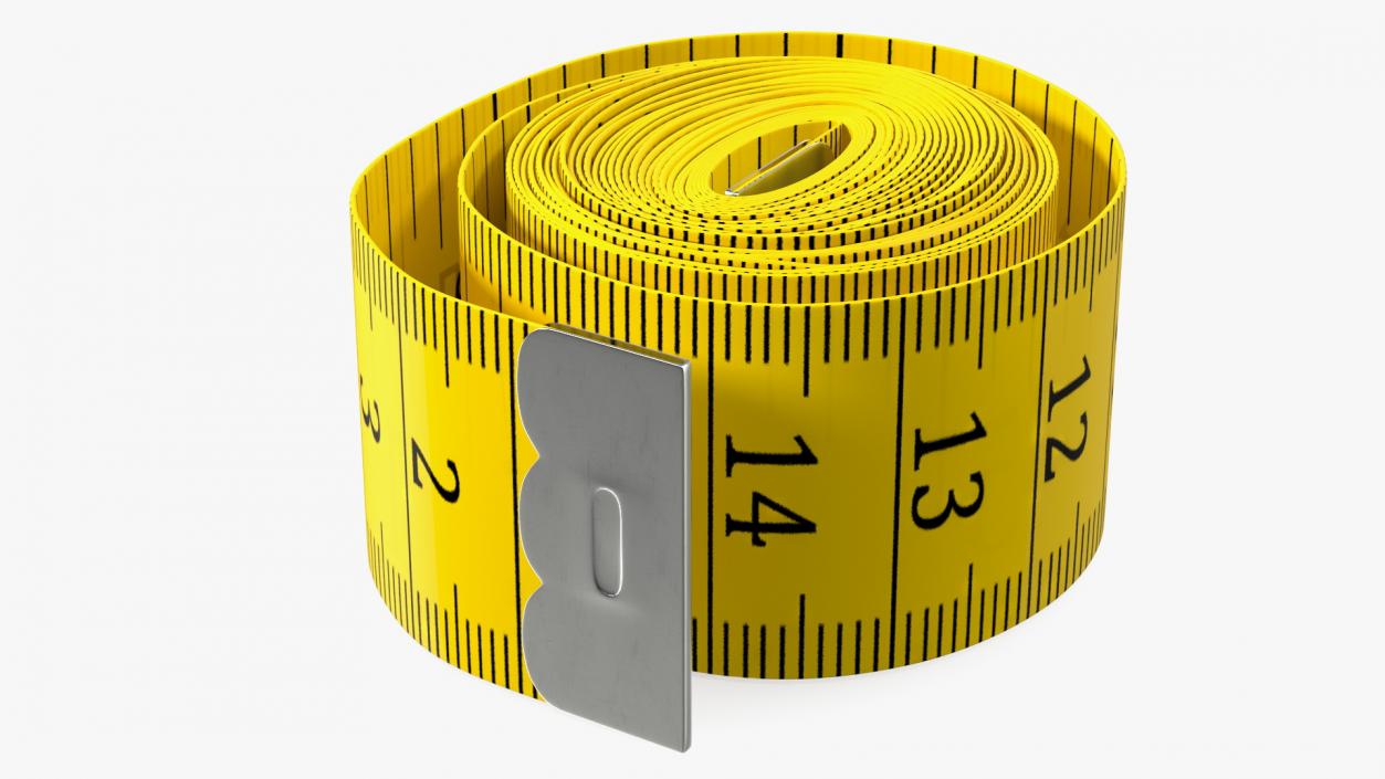 3D model Roll of Yellow Tailoring Meter