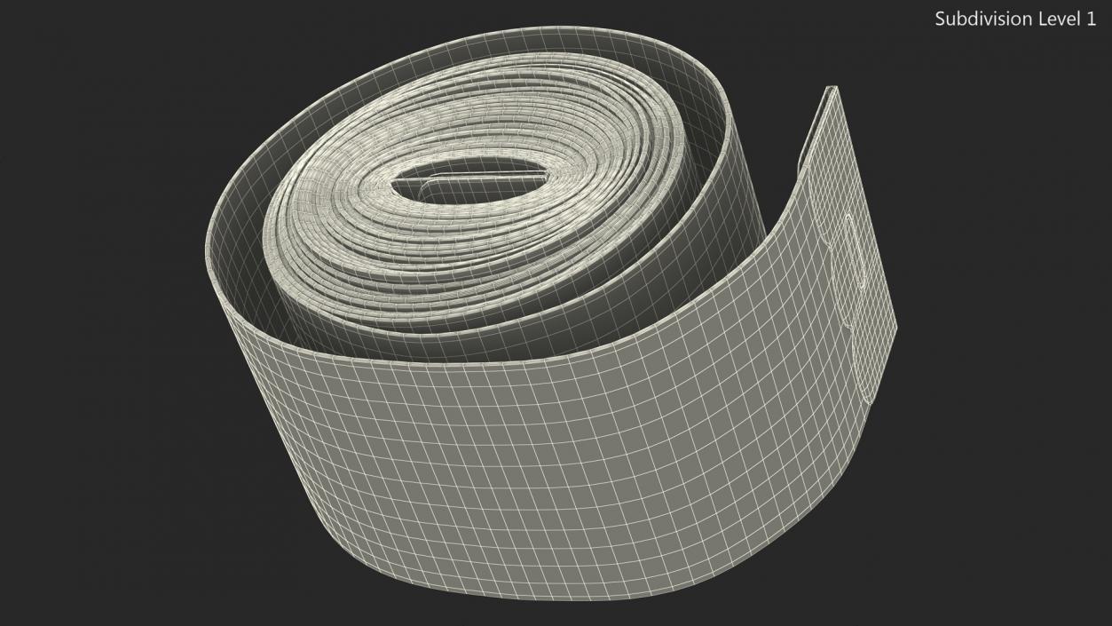 3D model Roll of Yellow Tailoring Meter