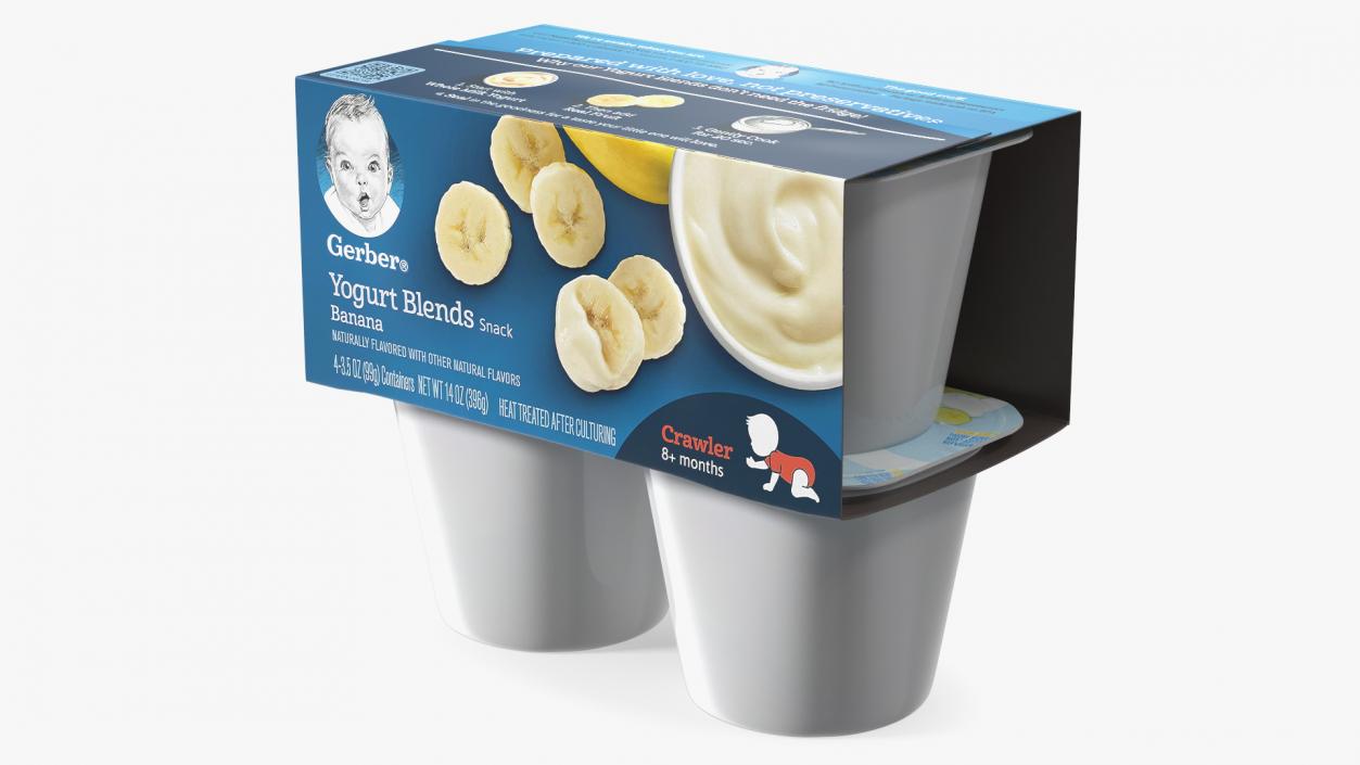 Baby Food Gerber Collection 5 3D model