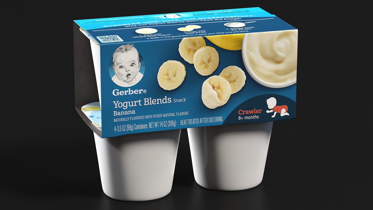 Baby Food Gerber Collection 5 3D model